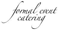 Formal Event Catering